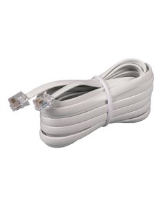 RCA TP231WHR White Phone Line Cord (15ft)