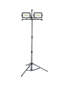 Genesis GWL13130T 13,000-Lumen Dual-Head LED Work Light with Tripod